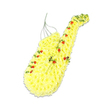 In this image, a beautifully rendered floral saxophone lies against a bright white backdrop, its design both striking and tender. The main body of the saxophone is created from an expanse of yellow chrysanthemums, the small daisy-like blooms pressed closely together so they form a rich, textured surface without visible gaps. From the gently arching neck to the long body and outward-flaring bell, each curve has been carefully sculpted, giving the piece a lifelike, instrument-like contour that suggests movement and rhythm even in stillness. Along the front, marking the positions where keys and delicate fittings would typically run, a sinuous line of orange-red spray roses travels from top to bottom. These petite roses, highlighted with touches of glossy green foliage, add contrast and visual interest, like bright, staccato notes against a mellow background. Subtle strands of green wire and underlying stems are just visible between the blossoms, revealing the structural craftsmanship behind the tribute and the care required to maintain such a complex shape. A soft, hazy shadow sits beneath the arrangement, enhancing its three-dimensional realism and giving the sense that it has been placed thoughtfully on a stand or table for viewing in a North London chapel, perhaps near Brent Cross, Hendon or Temple Fortune. The overall impression is one of affectionate remembrance and gentle celebration, evoking the memory of a life enriched by music-maybe a saxophonist from a local band, a jazz enthusiast who loved evenings out around Brent Cross, or a family member whose favourite songs still resonate at gatherings and quiet moments alike.