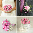 This image focuses closely on a groom's boutonniere, a delicate floral accent that stands out beautifully against the deep charcoal of his suit. At the centre is a single pink rose, its petals smoothly curved and densely layered, creating a sense of fullness despite the boutonniere's petite scale. The rose is accompanied by light touches of greenery and tiny sprigs of white baby's breath, their fine textures softening the overall look and lending a feeling of freshness, as though the flowers have just been gathered from a garden near Brent Cross on a clear morning. The stem is wrapped in a ribbon with a velvety look, folded snugly around the base to create a polished, tapered finish that sits neatly against the lapel. The contrast between the bright, romantic bloom and the structured, dark jacket mirrors the balance many couples in Brent Cross seek-traditional elements infused with a modern, understated twist. Subtle lighting falls across the rose, highlighting the rich pink tones and the natural contours of each petal without casting harsh shadows. It feels like a quiet, intimate moment: perhaps the groom is adjusting the boutonniere in a mirror, or a loved one has just pinned it in place before leaving for a ceremony near Hendon or along the North Circular. As a local florist, I see how the restrained composition allows the rose to carry the emotional message-a gentle symbol of love, celebration, and the joy of being chosen-making this boutonniere perfect for wedding photographs and treasured memories that will be revisited for years to come.